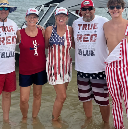 The Fourth of July Dress | American Flag Crochet Cover-Up